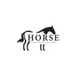 © Chusni - horse logo icon vector template.