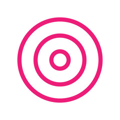 Poster - Target geometric line for modern and futuristic design element