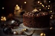 Sumptuous decadent christmas party food, canapes desserts and cakes, landscape format DPS
