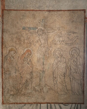 Ancient Wall Easter Fresco