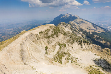 Wall Mural - Mount Tomorr is situated within the Tomorr National Park with Shrine (tyrbe) of Abbas ibn Ali on the top in Summer, Albania