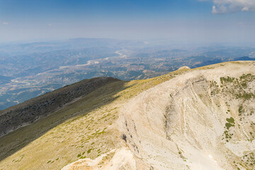 Wall Mural - Mount Tomorr is situated within the Tomorr National Park with Shrine (tyrbe) of Abbas ibn Ali on the top in Summer, Albania