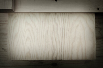 Wall Mural - White wood plank texture for background.