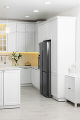 Sticker - Luxury kitchen interior with new stylish furniture