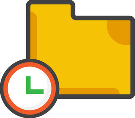 Poster - time floder icon
