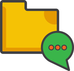 Poster - chat folder icon