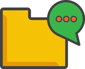 Poster - chat folder icon
