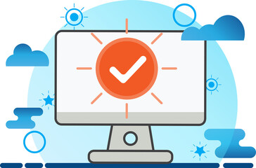 Aufkleber - computer illustration design