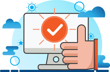Aufkleber - computer illustration design