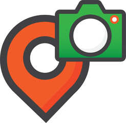 Poster - camera location icon