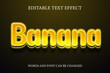 Banana neon style text effect