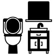 toilet solid icon