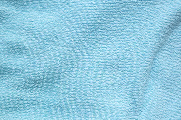 Wall Mural - Blue cotton fabric towel texture abstract background