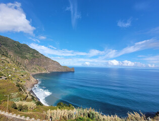 Poster - cenic view over the coast of madeira