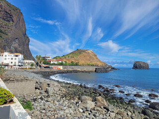 Poster - cenic view over the coast of madeira