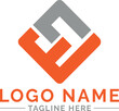 Creative EN letter logo design vector template