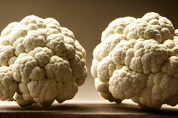 Closeup shot of a fresh cauliflower