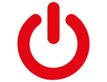 Power On Off Button Icon With Transparent Background PNG