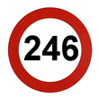 Illustration des Straßenverkehrszeichens 