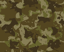 Full Seamless Dark Military Camouflage Texture Pattern Vector. Dark Colors Design For Girls, Boys Textile Fabric And Wallpaper Print. Design For Fashion And Home Design Background.