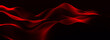 Abstract background with a dynamic wave. Futuristic wave with dots. Big data concept. Abstract technology background. 3d Widescreen.