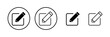 © OLIVEIA - Edit icon vector illustration. edit document sign and symbol. edit text icon. pencil. sign up