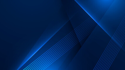 Abstract blue background poster with dynamic. technology network Vector illustration.