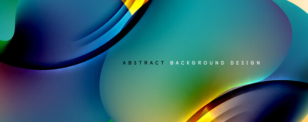 Trendy simple fluid color gradient abstract background with dynamic wave line effect. Vector Illustration For Wallpaper, Banner, Background, Card, Book Illustration, landing page