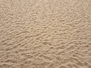 Wall Mural - closeup of sand pattern of a beach in the summer