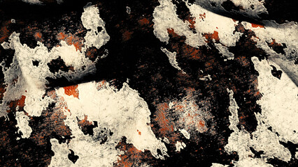 Poster - Surface with stone pattern moves in waves. Motion. Abstract surface with vibrations and texture of stone. Stone surface texture with wavy ripples