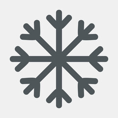 Wall Mural - Winter snow flake quality vector illustration cut