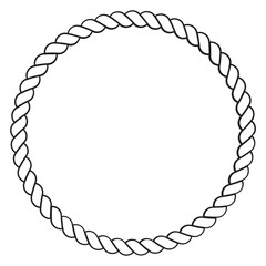 Rope vector, Rope Border, Rope style design