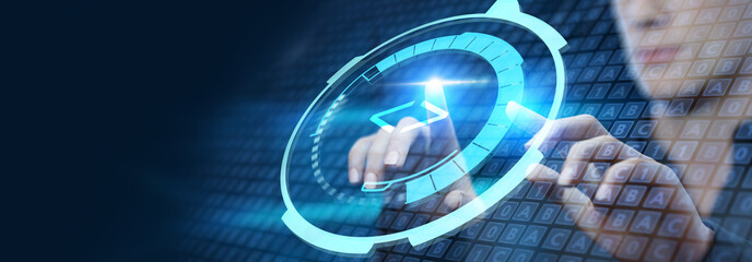 Business, Technology, Internet and network concept. Agile Software Development.