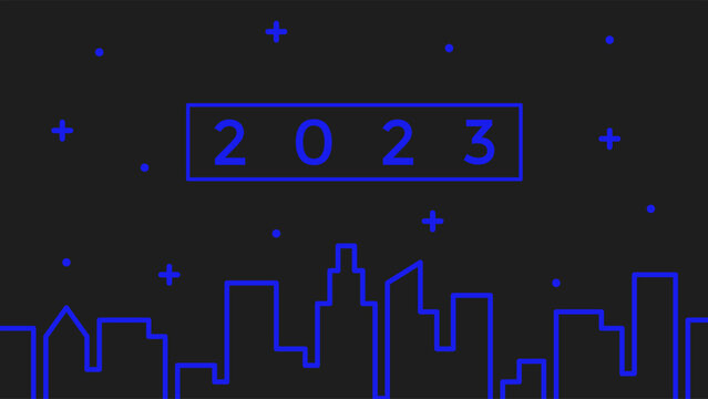 2023 new year background. new year greeting. happy new year