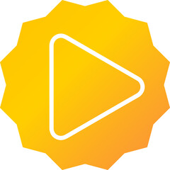 Poster - play video button icon