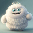 Fluffy CGI Yeti baby.