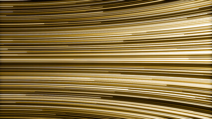 Fototapete - Abstract horizontal colorful rays bending all over the screen. Motion. Optical illusion of moving stripes.