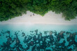 © Airpixelsmedia - Drone View Over Beautiful Beach On Seychelles