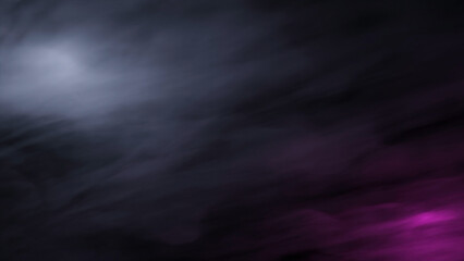 Poster - Background of colored moving stream of smoke. Design. Moving stream of fog on background of colored lamps. Continuous stream of fog on glowing lamps