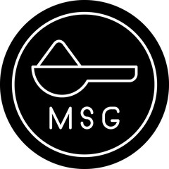 Canvas Print - Msg Icon