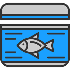 Sticker - Tuna Can Icon