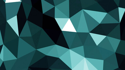 Aufkleber - Abstract geometric background with shimmering triangles. Design. Background of shimmering crystal triangles. Beautiful shimmer of 3d triangles on surface