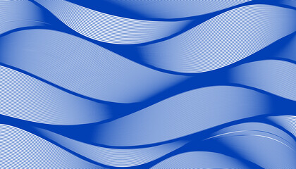 Abstract blue wave line pattern background. Japanese style concept. Vector illustration.