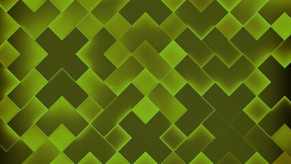 Poster - Abstract geometric background with colorful animation of blinking tiles in X form. Design. Digital moving tiles.