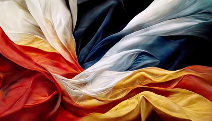 60 years friendship France-Germany on 26.01.2023, French and German flag are morphing into each other to build something strong, new and beautiful. France, Germany, flags, history, peace, friendship