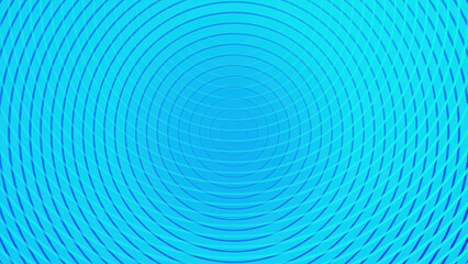 Wall Mural - White and blue background. Motion.Bright circles that hypnotize in animation.