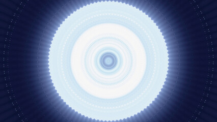 Poster - Hyperjump through time travel machine. Motion. Time and space corridor, concept of sci fi and futuristic technologies.
