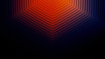 Aufkleber - Radial hypnotic spreading signal lines. Motion. Colorful background with endless movement of narrow stripes.