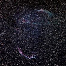 Veil Nebula And Pickering's Triangle