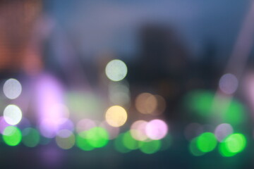 Wall Mural - The bokeh light of icon Siam
